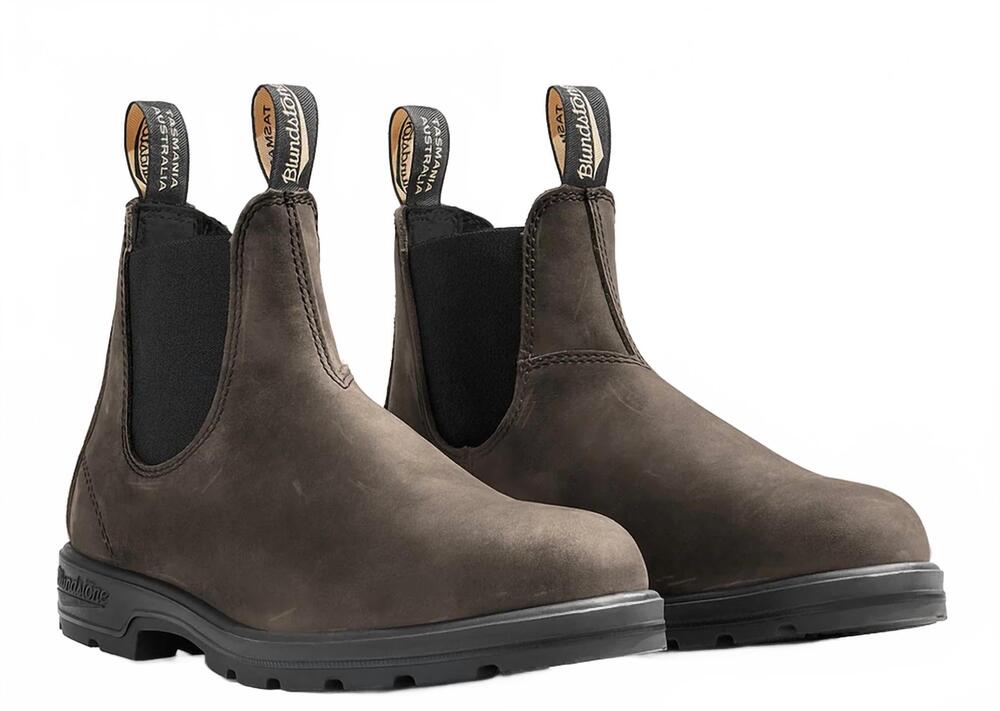 NEW BLUNDSTONE men's 2446 chelsea boots in clay